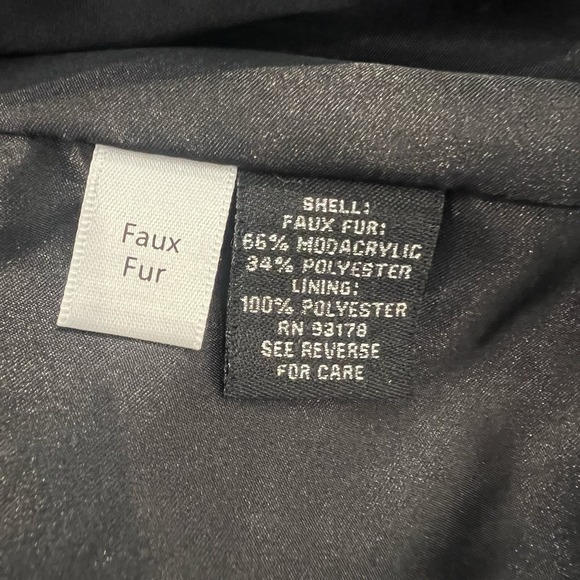 NWT Catherine Malandrino Faux Fur Zebra Coat Size Large Femme Luxury Glam Jacket - Picture 9 of 10